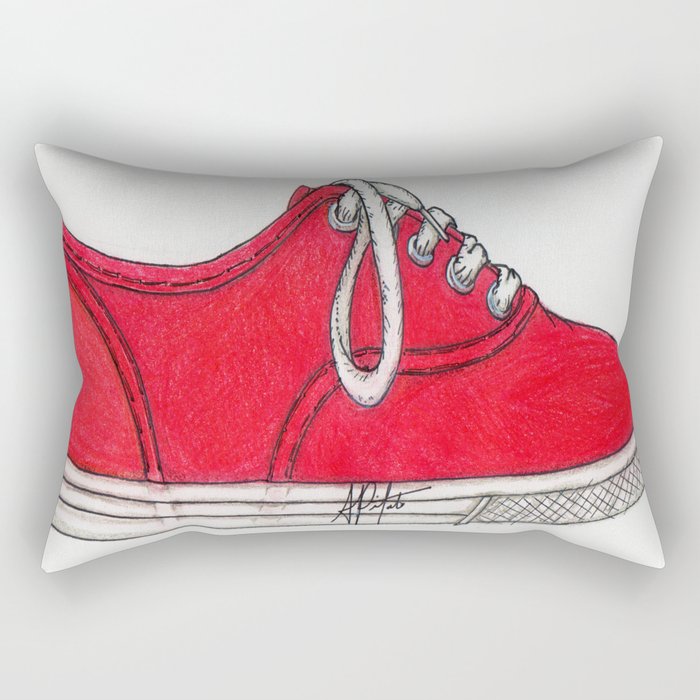 Red Shoe. Rectangular Pillow