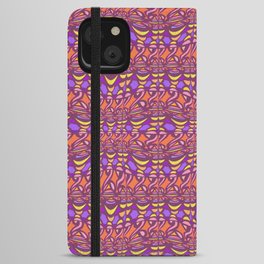 Flamingo Illusion Swan  iPhone Wallet Case