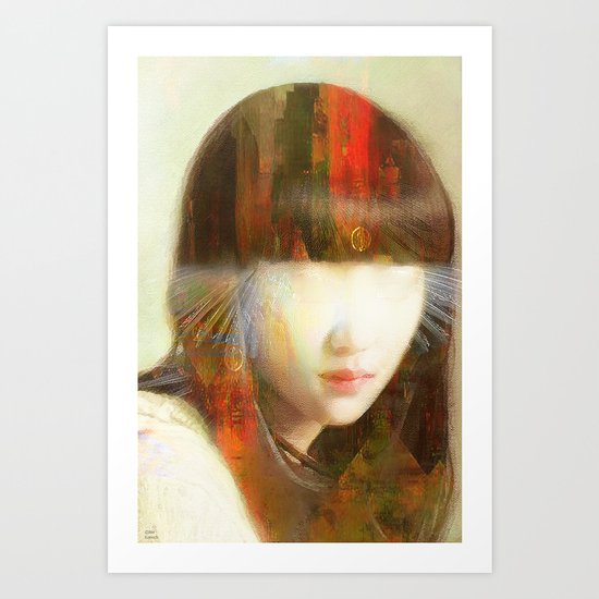 Learn to look Art Print