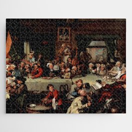 William Hogarth, humours of an election 5 Jigsaw Puzzle