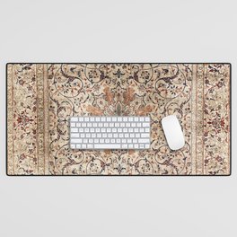 Silk Esfahan Persian Carpet Print Desk Mat