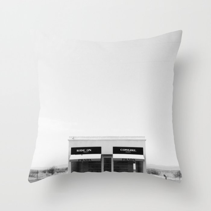 Ride On Marfa Throw Pillow