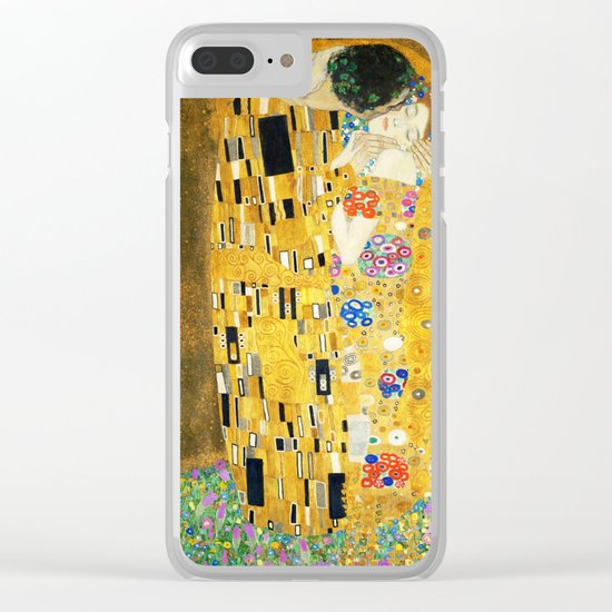 Gustav Klimt The Kiss Clear iPhone Case