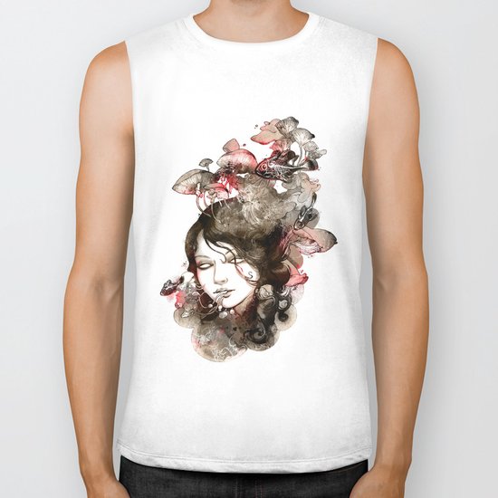 Metamorphosis of a fading memory Biker Tank