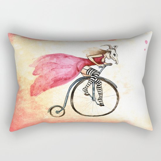 Penny Girl Rectangular Pillow