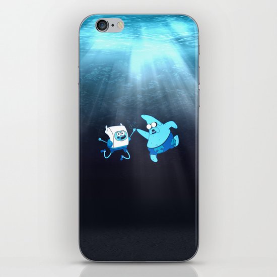 SpongeFinn AdventurePants iPhone & iPod Skin