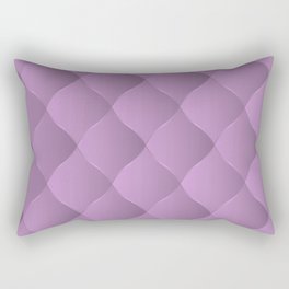 Trendy Royal Purple Leather Collection Rectangular Pillow
