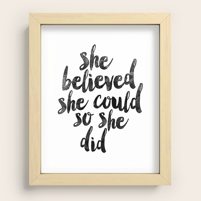 Recessed Framed Print