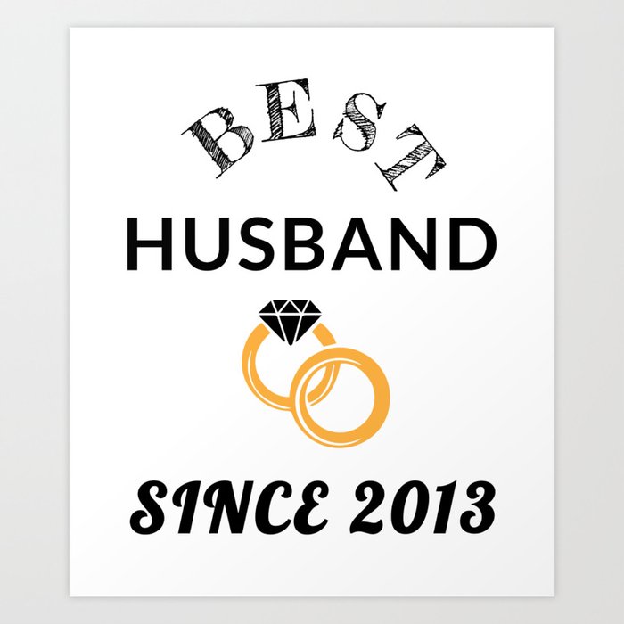Husband 6th Anniversary Gift Men S Wedding Present Graphic Art Print By Shankthetank Society6