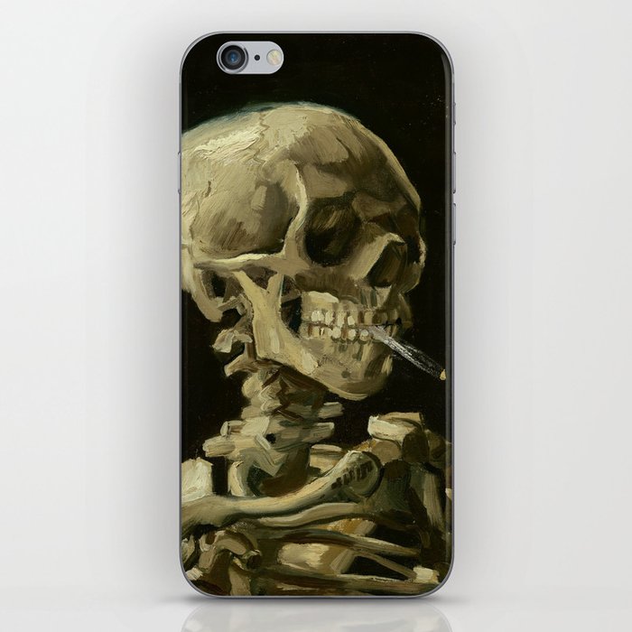 Head of a Skeleton with a Burning Cigarette, Vincent van Gogh iPhone Skin