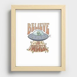 Believe in Yourself Recessed Framed Print
