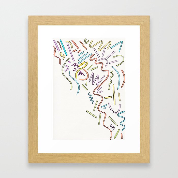 confetti! Framed Art Print