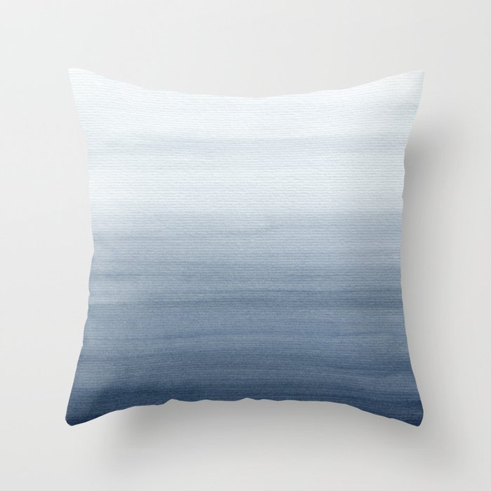 Ocean Watercolor Painting No.2 Throw Pillow