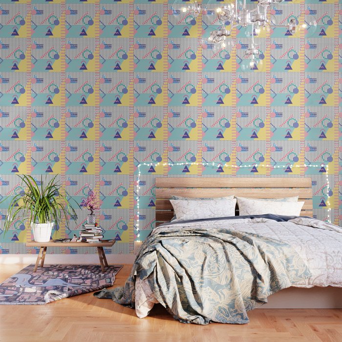 Memphis Pattern 5 80s 90s Retro Wallpaper By