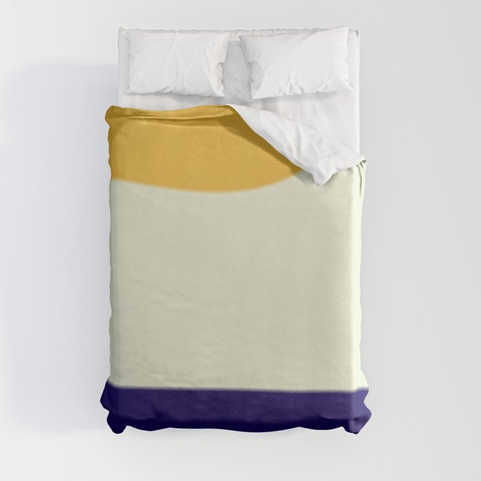 Abstract Geometric Shape Blured Duvet Cover