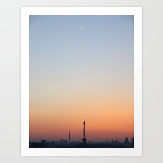 skyline berlin Art Print