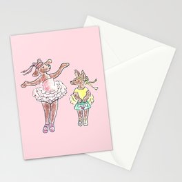 Ballet Dogs Stationery Card