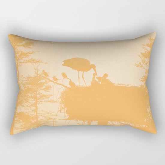 Stork Rectangular Pillow