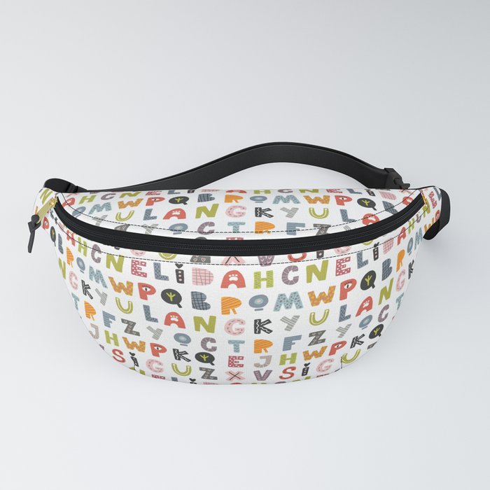 Decorative Alphabet Fanny Pack