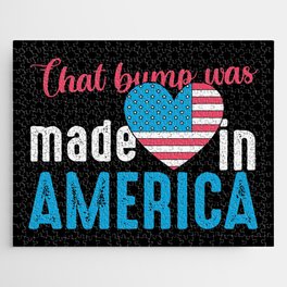 That Bump Was Made In America Funny Jigsaw Puzzle