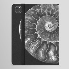 B&W Ammonite iPad Folio Case
