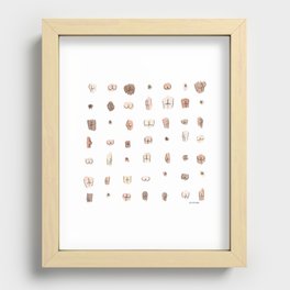 butts Recessed Framed Print