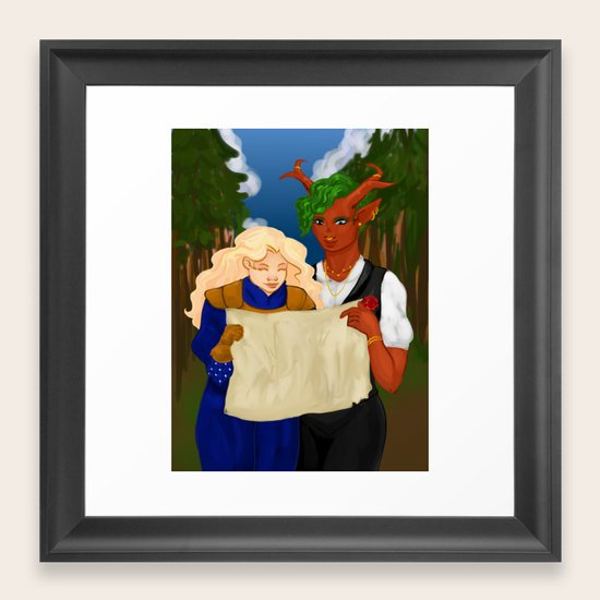 Happy Birthday To My Best Friend Dnd Is Gay Af Framed Art Print
