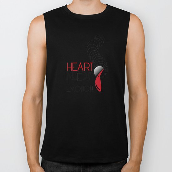 Heart Needs Emotion Biker Tank