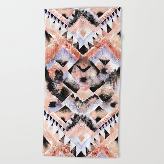 Southwest Floral Beach Towel