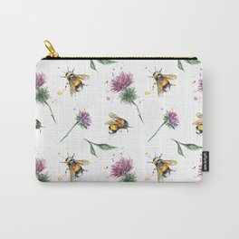 Bees and Thistles Carry-All Pouch
