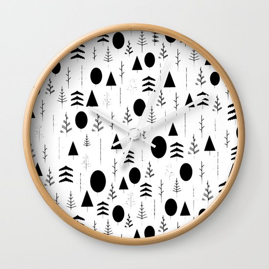 Warli Painting Wall Clock By 83oranges Society6