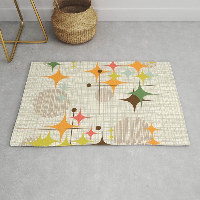 Starbursts and Globes 3 Rug