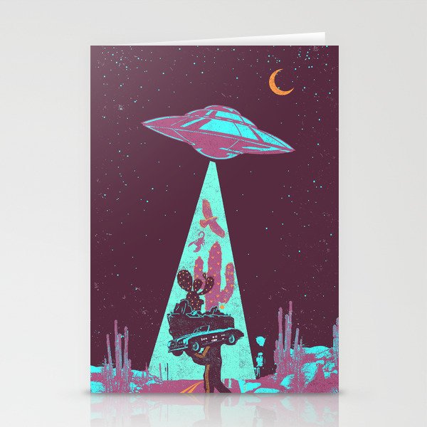 DESERT UFO Stationery Cards
