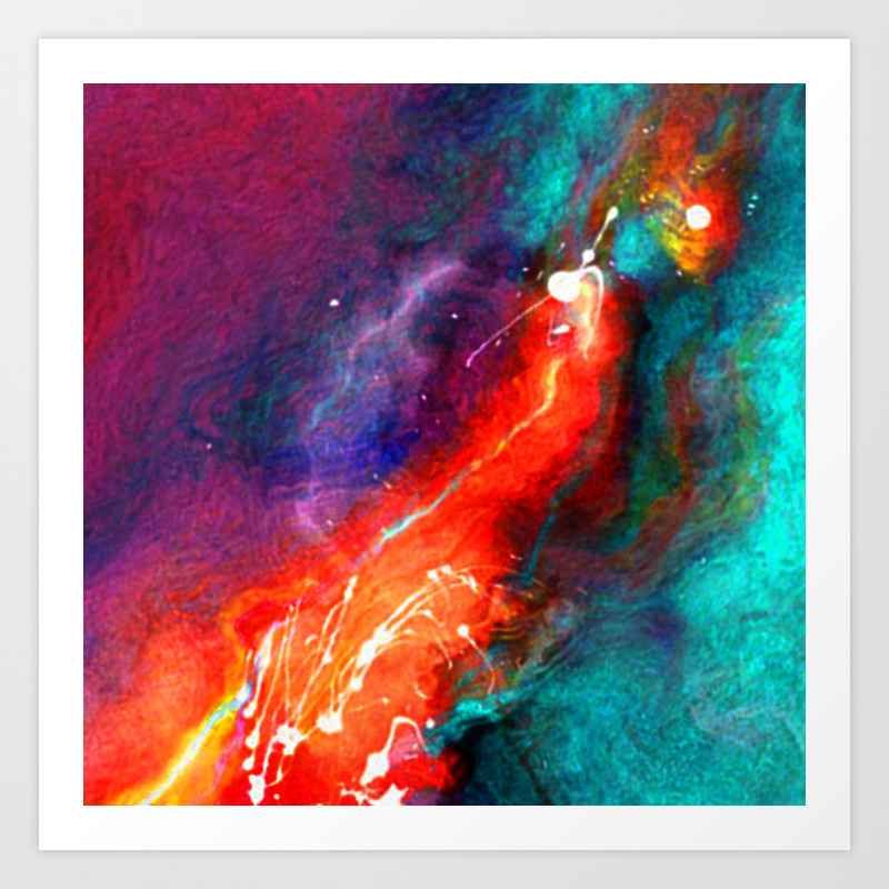 Freedom Abstract Letter Art Print By Oshino23 Society6