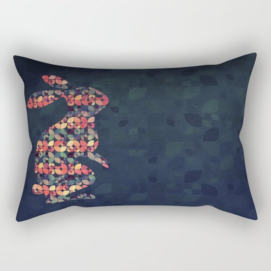 The Pattern Rabbit Rectangular Pillow