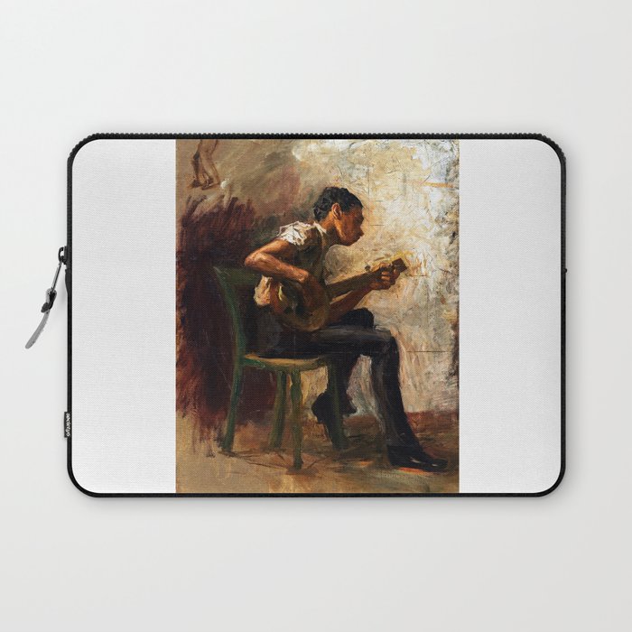 Thomas Eakins The Banjo Player Laptop Sleeve