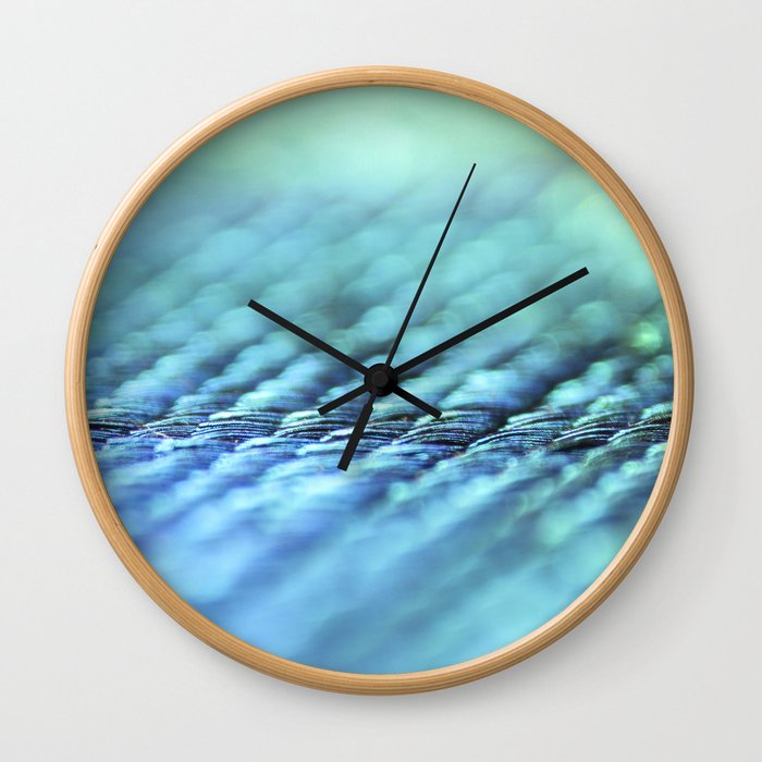 Blue magic Wall Clock