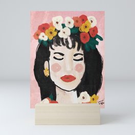 Como La Flor Selena Pop Art Print Mini Art Print