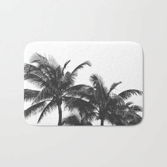 Simple palm trees Bath Mat