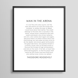 8"x10" Photo Yosemite The Man in the Arena Theodore Roosevelt 