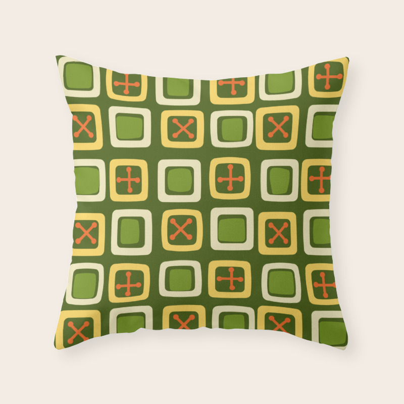 avocado green throw pillows