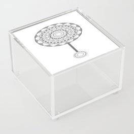 MANDALA CLOCK Acrylic Box