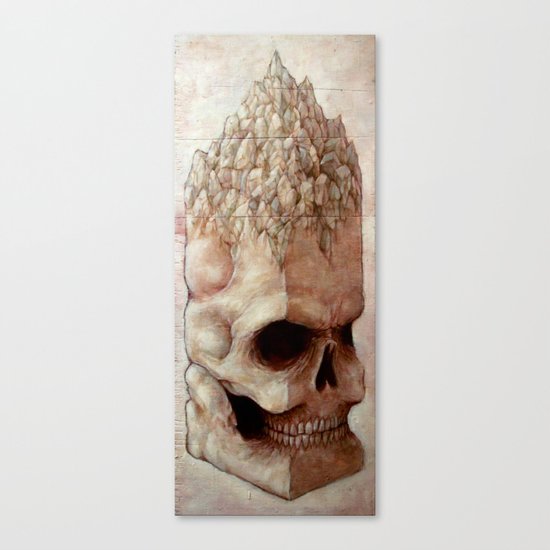 Skull Mountain Canvas Print