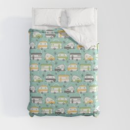 Happy Campers Duvet Cover