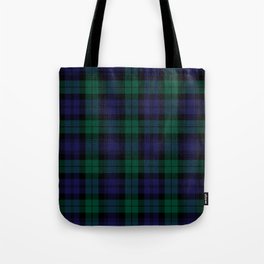 Blackwatch Modern Tartan - Scottish Tartan Tote Bag