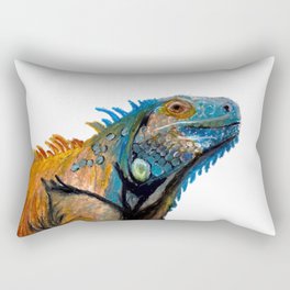 Colorful Lizard Rectangular Pillow