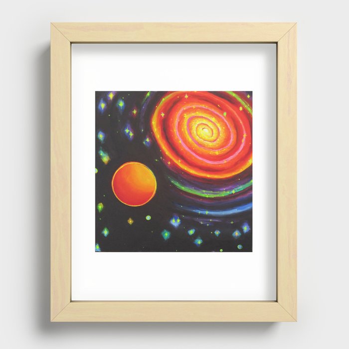 Galaxy Recessed Framed Print