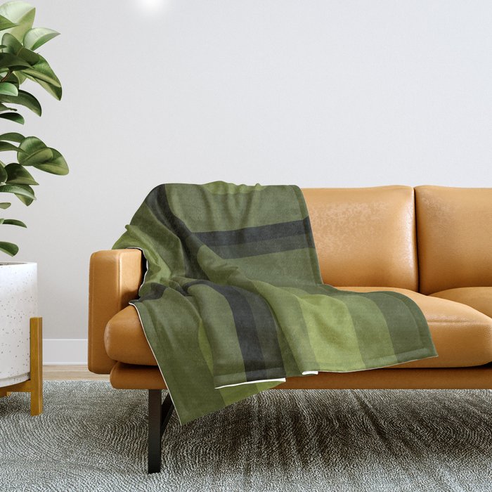 Dark olive green throw blanket sales