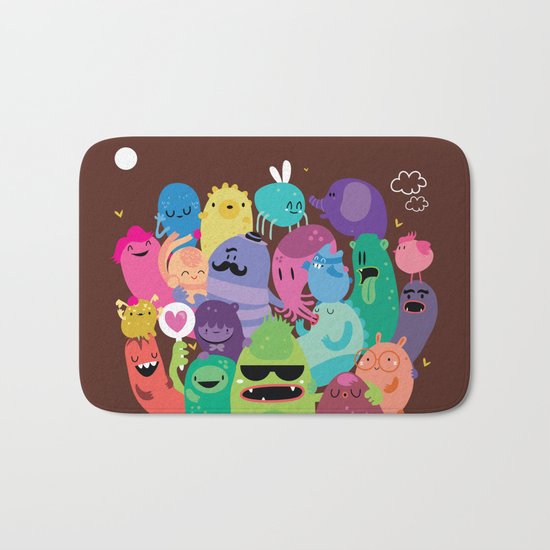 Monsters Bath Mat