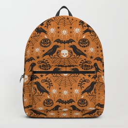 All Hallows' Eve - Orange Black Halloween Backpack